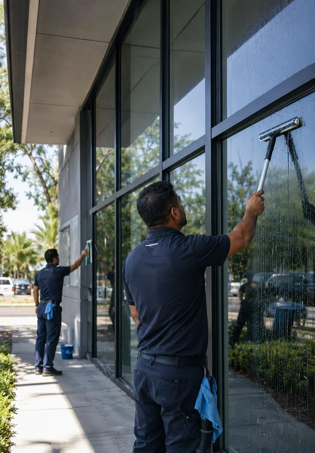 Locally owned commercial window cleaning team in Jacksonville, FL